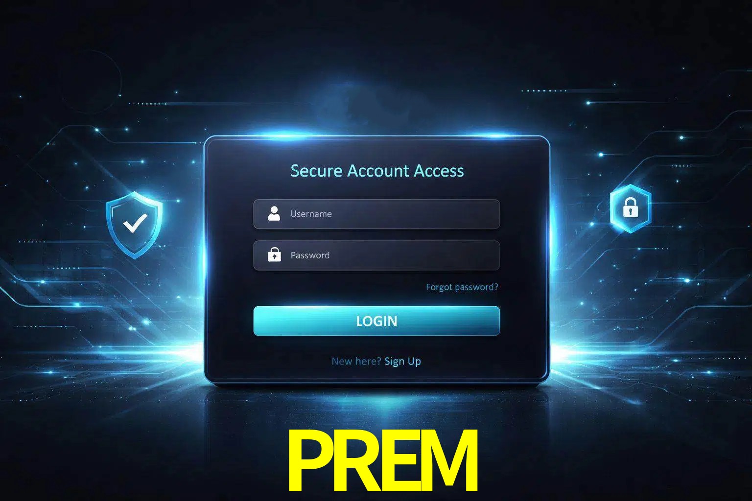 Pantalla de inicio de sesión de cuenta PREM para usuarios en México